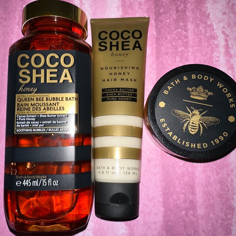 Bath and Body Works Coco shea honey bundle